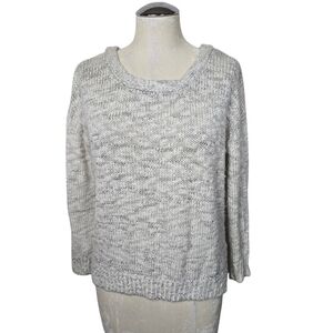 Olive & J Heathered Criss Cross Sweater XS